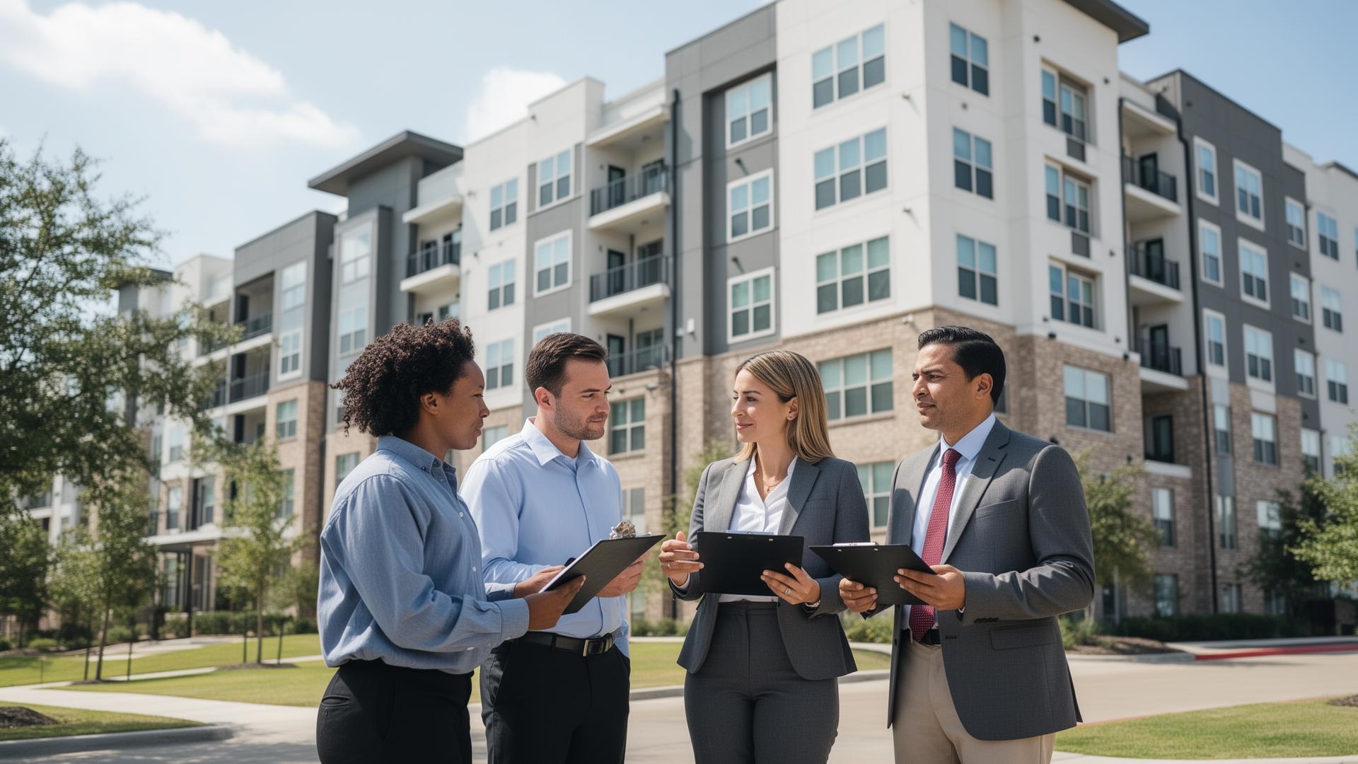 Professional real estate sales management team in Dallas